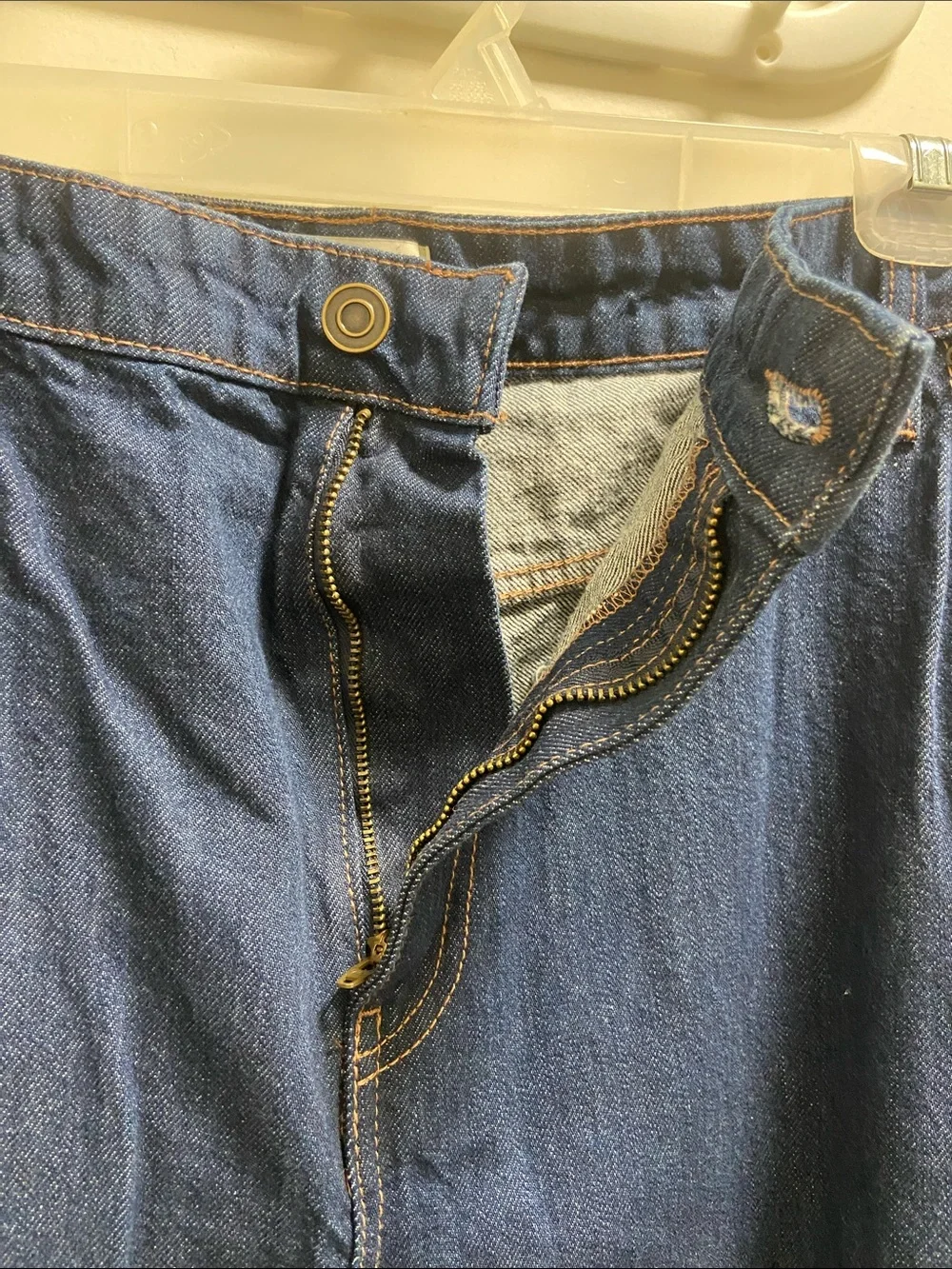 kate spade Indigo Wide-Leg Cuffed Jeans